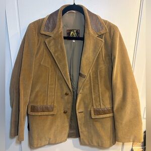 Vintage Matador Brown Corduroy Jacket Men’s Size 36 Cowboy Western Retro